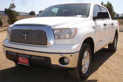 T-Rex - Toyota Tundra T-Rex Billet Grille Overlay - Bolt On with logo Opening - 21959