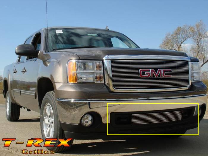 T-Rex - GMC Sierra T-Rex Bumper Billet Grille Insert - 25205