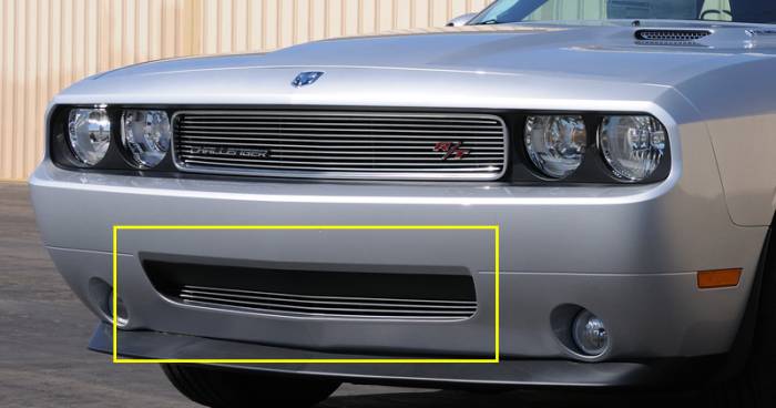 T-Rex - Dodge Challenger T-Rex Bumper Billet Grille - 25415