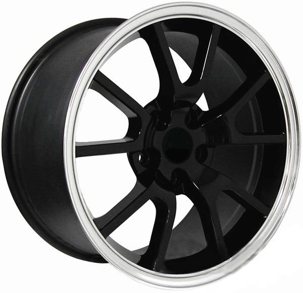 AM Custom - Ford Mustang Black FR500 Wheel