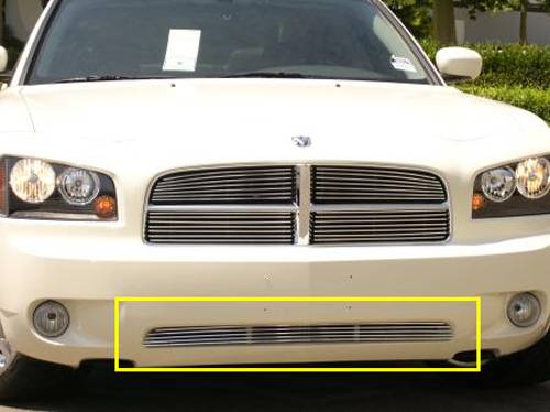 T-Rex - Dodge Charger T-Rex Bumper Billet Grille - 4 Bars - 25474
