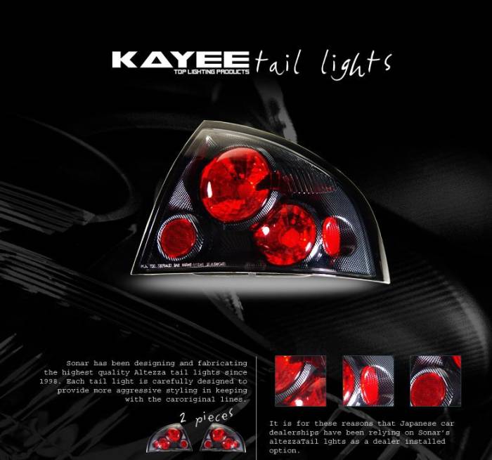 Custom - JDM Carbon Altezza Taillights