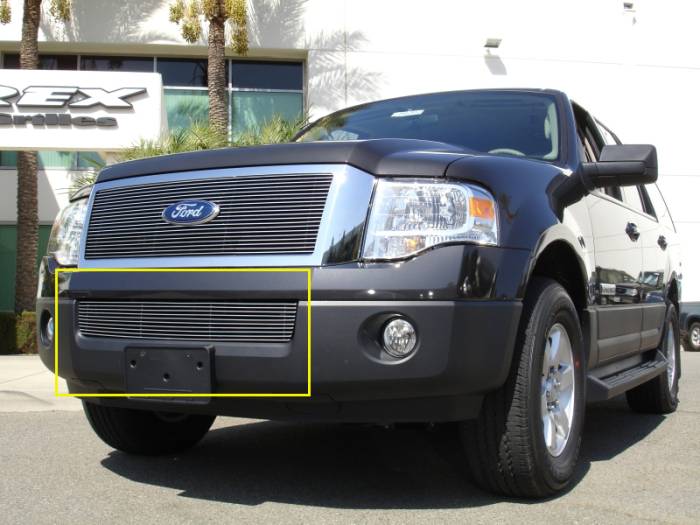 T-Rex - Ford Expedition T-Rex Bumper Billet Grille - 11 Bars - 25594