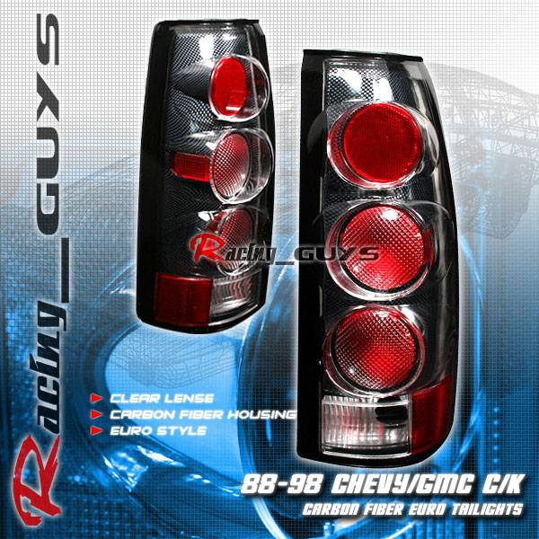 Custom - Euro Clear Lense Carbon Taillights