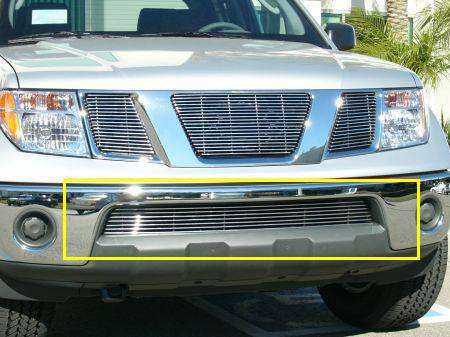 T-Rex - Nissan Frontier T-Rex Bumper Billet Grille - 9 Bars - 25789