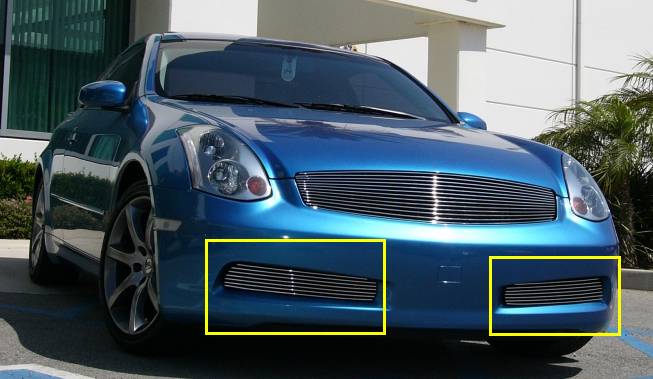 T-Rex - Infiniti G35 2DR T-Rex Bumper Billet Grille Insert - 2PC - 25797