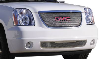 T-Rex - GMC Yukon T-Rex Sport Series Formed Mesh Grille - Stainless Steel - Triple Chrome Plated with Logo Opening - 44172