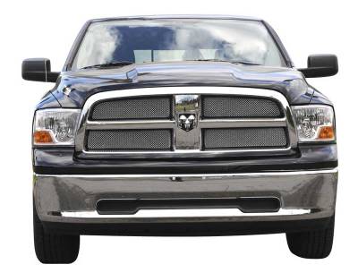 T-Rex - Dodge Ram T-Rex Sport Series Formed Mesh Grille - Stainless Steel - Triple Chrome Plated - 4PC - 44456