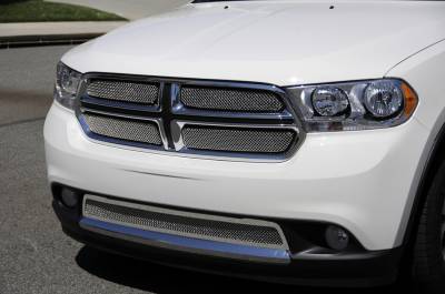 T-Rex - Dodge Durango T-Rex Sport Series Formed Mesh Grille - Stainless Steel - Triple Chrome Plated - 4PC - 44491