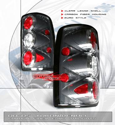 Custom - Euro Clear Lense Carbon Taillights