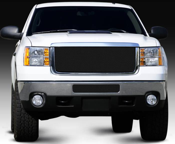T-Rex - GMC Sierra T-Rex Sport Series Formed Mesh Grille - All Black Powdercoat - 46209