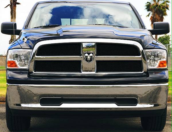 T-Rex - Dodge Ram T-Rex Sport Series Formed Mesh Grille - All Black Powdercoat - 4PC - 46456