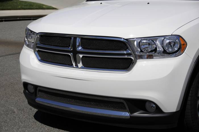 T-Rex - Dodge Durango T-Rex Sport Series Formed Mesh Grille - Stainless Steel - All Black - 4PC - 46491