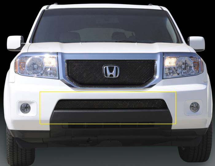 T-Rex - Honda Pilot T-Rex Sport Series Formed Mesh Bumper Grille - Black Powdercoat - 47705