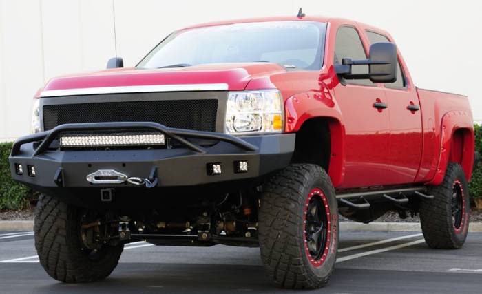 T-Rex - Chevrolet Silverado T-Rex Upper Class Mesh Grille - All Black - 1PC Style - 51115