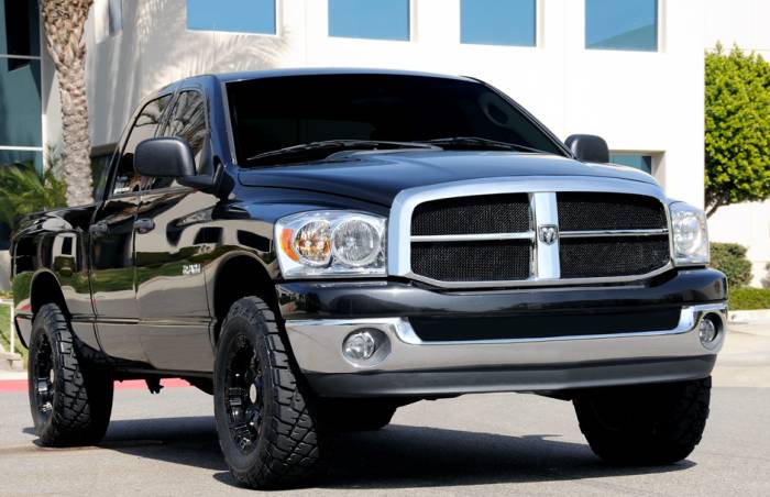 T-Rex - Dodge Ram T-Rex Upper Class Mesh Grille - All Black - 51468
