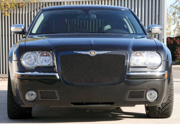 T-Rex. - Chrysler 300 T-Rex Upper Class Mesh Grille - All Black - 51470