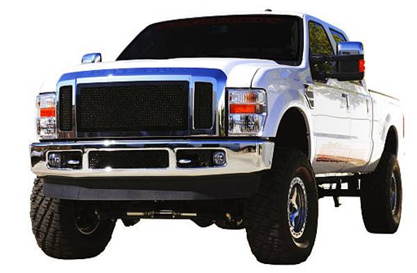 T-Rex - Ford Superduty T-Rex Upper Class Mesh Grille - All Black - 3PC - 51563