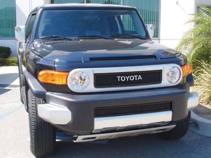 T-Rex - Toyota FJ Cruiser T-Rex Upper Class Mesh Grille - All Black - 2PC - 51932