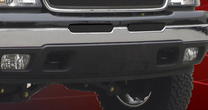 T-Rex - Chevrolet Silverado T-Rex Upper Class Bumper Mesh Grille - All Black - 52103