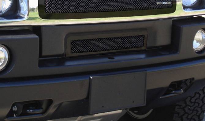 T-Rex - Hummer H2 T-Rex Upper Class Bumper Mesh Grille - All Black - 52295