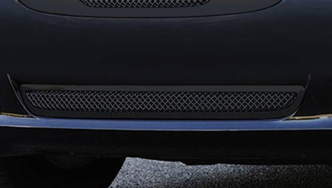 T-Rex - Chrysler 300 T-Rex Upper Class Bumper Mesh Grille - All Black with Frame and Formed Mesh Center - 52433