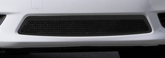 T-Rex - Nissan Versa T-Rex Upper Class Polished Mesh Bumper Grille - All Black - 52775