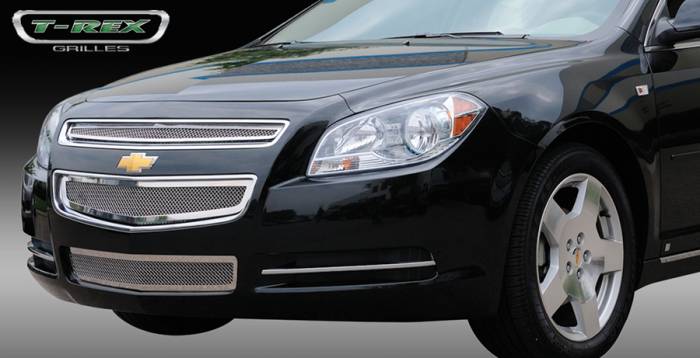 T-Rex - Chevrolet Malibu T-Rex Upper Class Polished Stainless Mesh Grille - 2PC - 54168