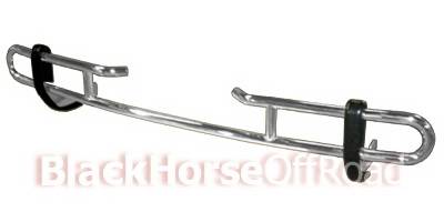 Black Horse - Nissan Armada Black Horse Rear Bumper Guard - Double Tube