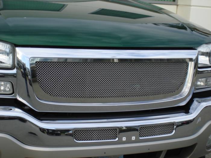 T-Rex - GMC Sierra T-Rex Upper Class Polished Stainless Mesh Grille - 54200