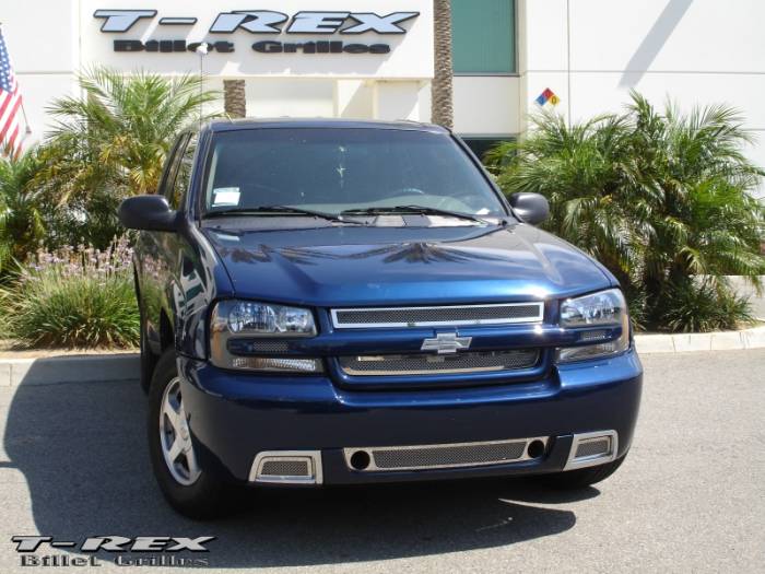 T-Rex - Chevrolet Trail Blazer T-Rex Upper Class Polished Stainless Mesh Grille - 54284