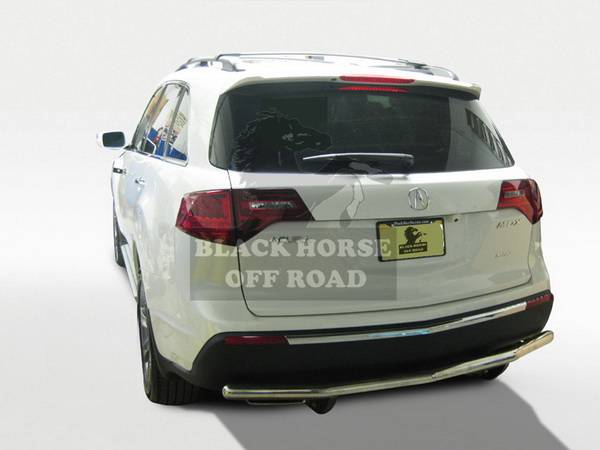 Black Horse - Acura MDX Black Horse Rear Bumper Guard - Single Tube