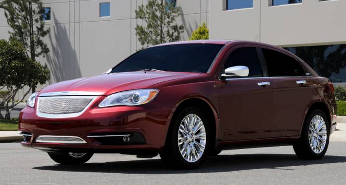 T-Rex - Chrysler 200 T-Rex Upper Class Polished Stainless Mesh Grille with Formed Mesh Center - 54408