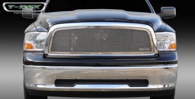 T-Rex - Dodge Ram T-Rex Upper Class Polished Stainless Mesh Grille - Full Open - 1PC - 54457