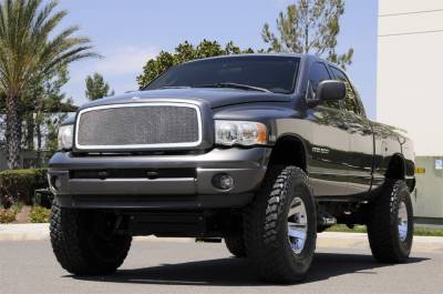 T-Rex - Dodge Ram T-Rex Upper Class Polished Stainless Mesh Grille - Full Open - 1PC - 54461