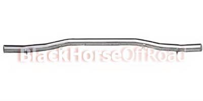 Black Horse - Hyundai Santa Fe Black Horse Rear Bumper Guard - Single Tube