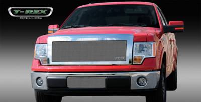 T-Rex - Ford F150 T-Rex Upper Class Polished Stainless Mesh Grille - Full Opening - 1PC - 54568