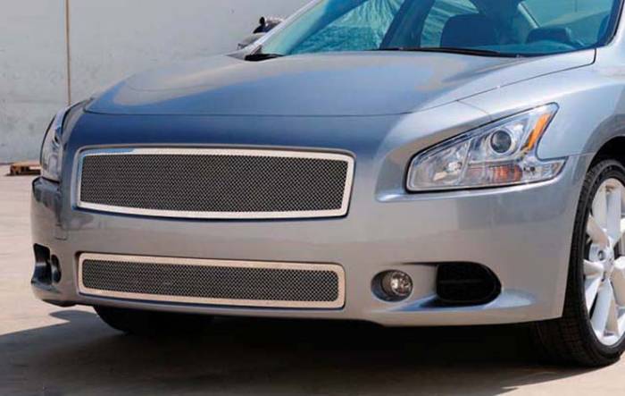 T-Rex - Nissan Maxima T-Rex Upper Class Polished Stainless Mesh Grille - 54758