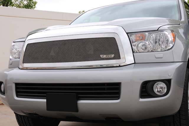 T-Rex - Toyota Sequoia T-Rex Upper Class Polished Stainless Mesh Grille - 1PC - 54903