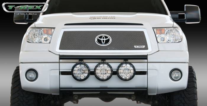 T-Rex - Toyota Tundra T-Rex Upper Class Polished Stainless Mesh Grille with Formed Mesh Center with Logo Opening - 54961