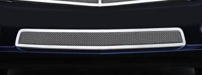 T-Rex - Chevrolet Camaro T-Rex Upper Class Polished Stainless Bumper Mesh Grille with Formed Mesh Center - 55027