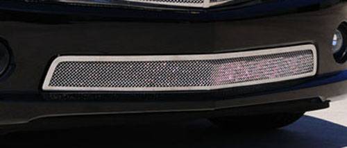 T-Rex - Chevrolet Camaro T-Rex Upper Class Polished Stainless Bumper Mesh Grille with Formed Mesh Center - 55028