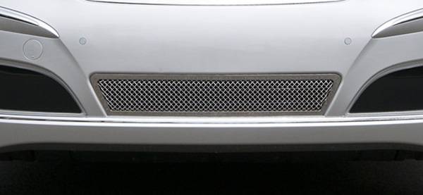 T-Rex - Hyundai Equus T-Rex Upper Class Polished Stainless Bumper Mesh Grille with Formed Mesh Center - 55496