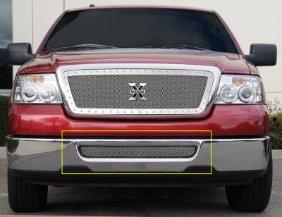 T-Rex - Ford F150 T-Rex Upper Class Polished Stainless Bumper Mesh Grille - 55552