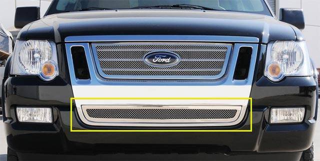 T-Rex - Ford Expedition T-Rex Upper Class Polished Stainless Bumper Mesh Grille - 55662