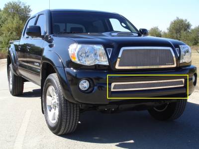 T-Rex - Toyota Tacoma T-Rex Upper Class Polished Stainless Bumper Mesh Grille - 55895