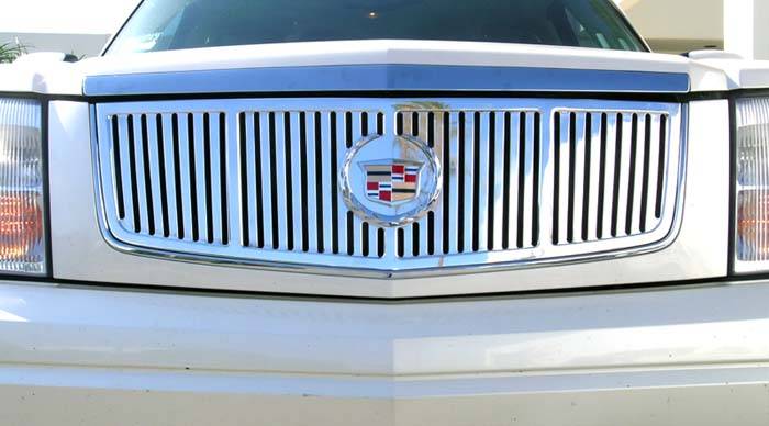 T-Rex - Cadillac Escalade T-Rex Vertical Platinum Series Grille - Polished Aluminum CNC Cut - 61181