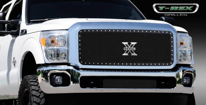 T-Rex - Ford Superduty T-Rex X-Metal Series Studded Main Grille - Black - 1PC - 6715461