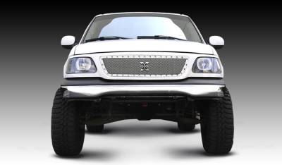 T-Rex - Ford F150 T-Rex X-Metal Series Studded Main Grille - Polished Stainless Steel - 6715800