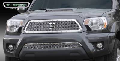 T-Rex - Toyota Tacoma T-Rex X-Metal Series Studded Main Grille - Polished Stainless Steel - 6719380